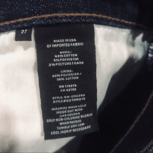 Helmut lang high rise slim Womens Jeans 27x32 - Picture 3 of 8